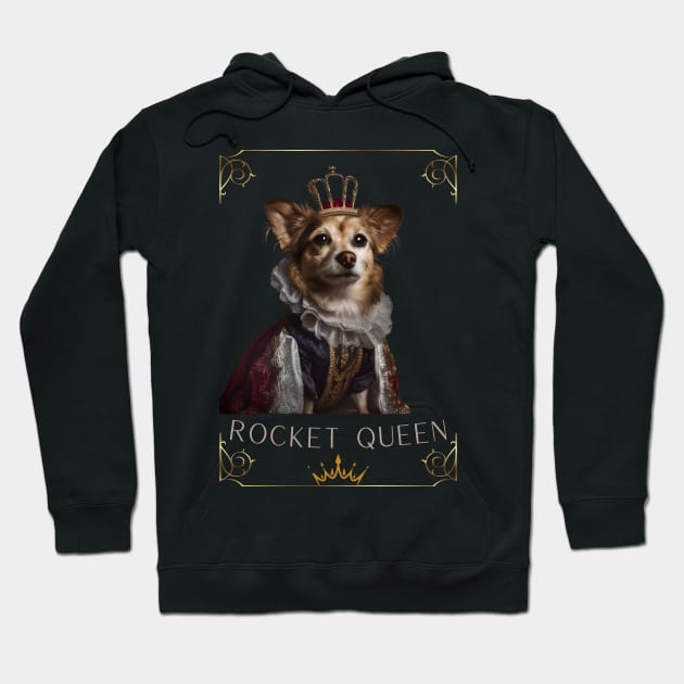 THE QUEEN DOG Hoodie by INNOVA CREATIONS